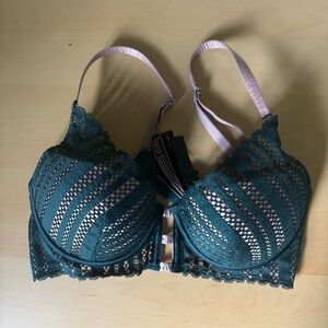 Victoria's Secret Teal/Green Lace Bra